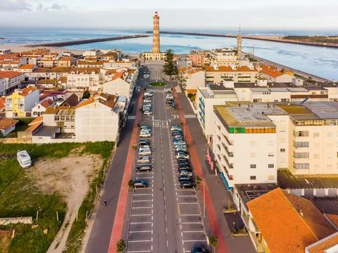 Praia da Barra Stock Photos