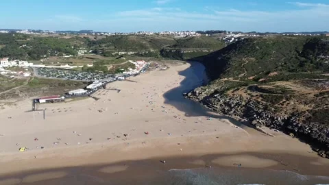 Praia da Foz do Lizandro Stock Footage 285843542