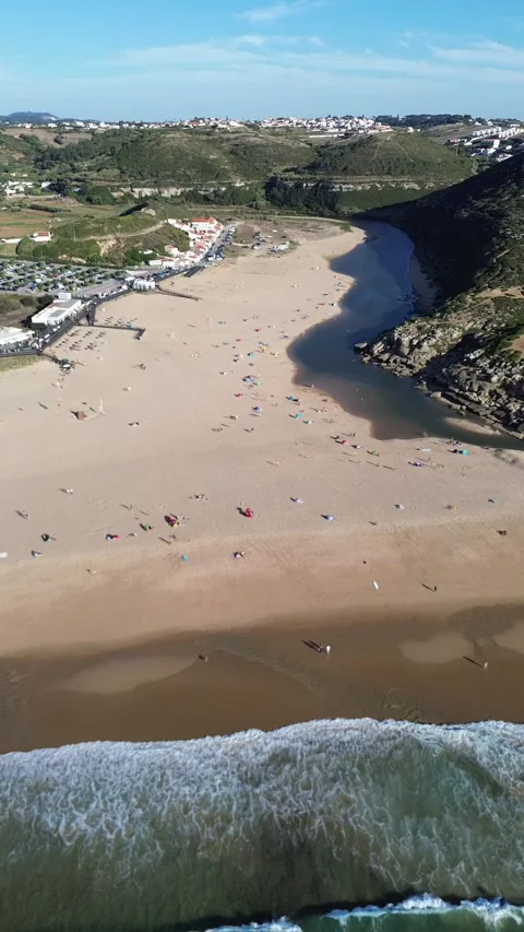 Praia da Foz do Lizandro Stock Footage 285843544