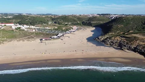 Praia da Foz do Lizandro Stock Footage 285843648