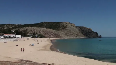 Praia da Luz beach Stock Footage 907503