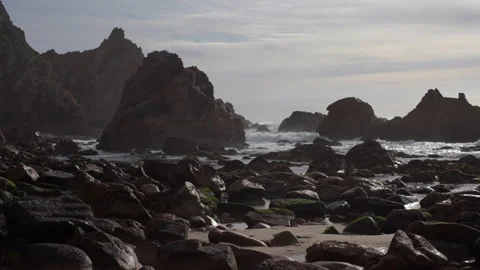 Praia Da Ursa Beach Video stock 208184423