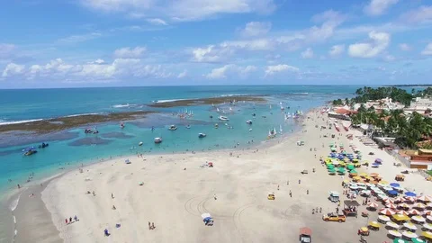 Praia  de galinhas 库存影片 108730996