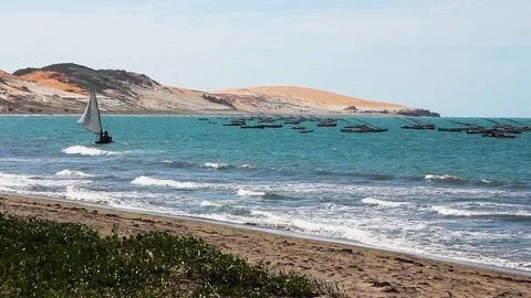 Praia de Icapuí - CE Stock Footage 111223584