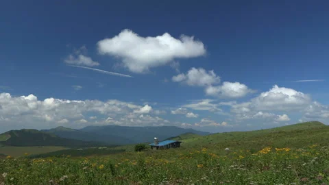 Prairie and Clouds Video stock 330758145