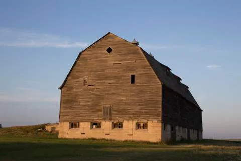 Prairie Barn Saskatchewan Stock Photos