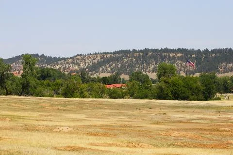 Prairie Dog Town, Devil's Tower National Monument, Wyoming Stock Photos
