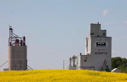 Prairie Grain Elevator 写真素材