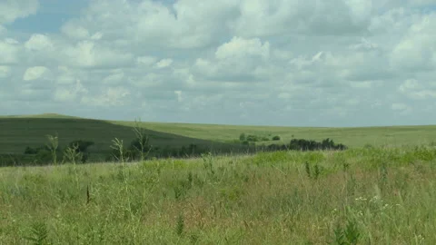 Prairie Hills with nice Shadows Time Lapse Stock Footage 137606382