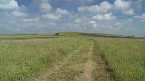 Prairie Path Hill time lapse Stock Footage 137606509