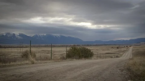 Prairie Road Stock Footage 152499931
