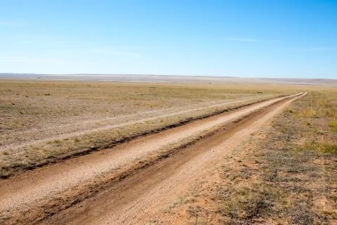 Prairie road Stock Photos