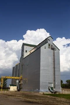 Prairie Storm Clouds Canada Stock Photos