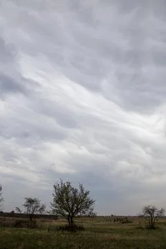Prairie Storm Clouds Canada Stock Photos