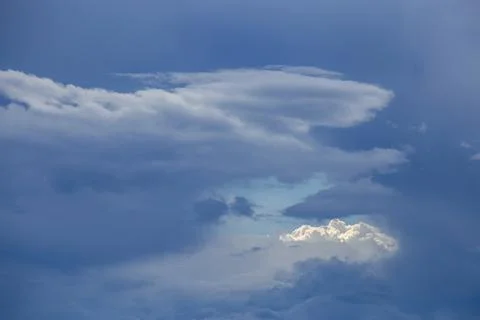 Prairie Storm Clouds Canada Stock Photos