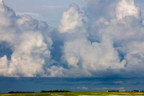 Prairie Storm Clouds Stock-Fotos