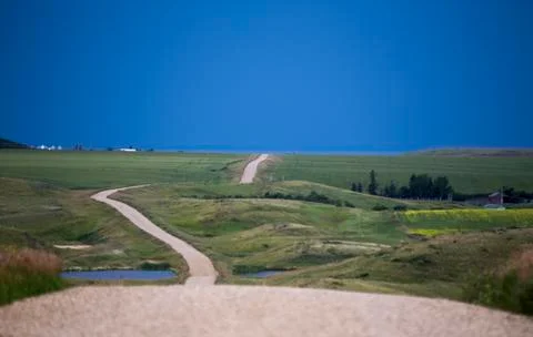 Prairie Storm Clouds Stock Photos