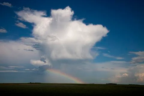 Prairie Storm Clouds Stock Photos