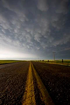 Prairie Storm Clouds Stock Photos