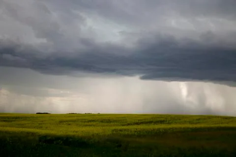 Prairie Storm Clouds Stock Photos