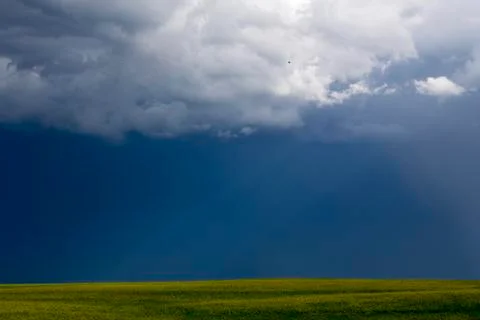 Prairie Storm Clouds Stock Photos