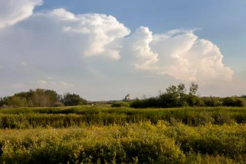 Prairie Storm Clouds Stock Photos