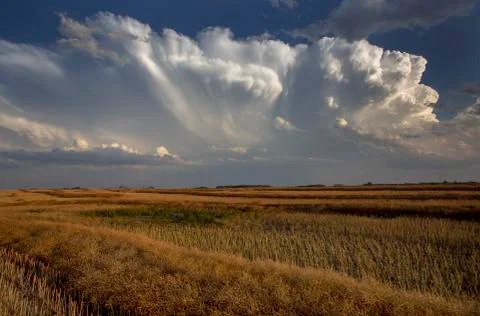 Prairie Storm Clouds Stock Photos