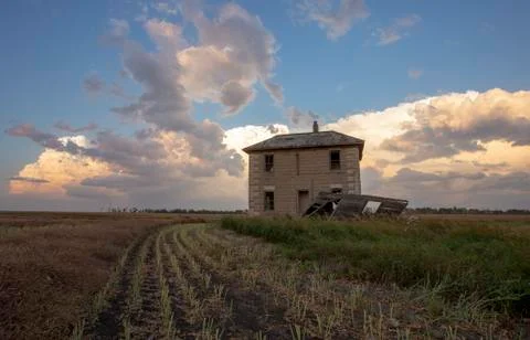 Prairie Storm Clouds Stock Photos