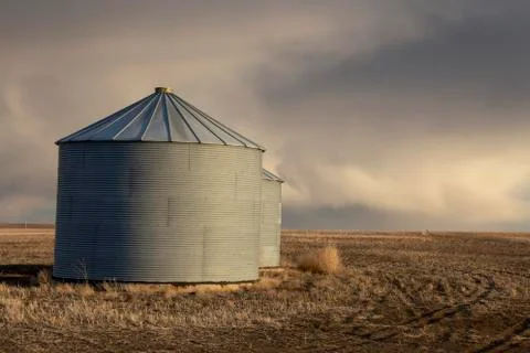 Prairie Storm Clouds Stock Photos
