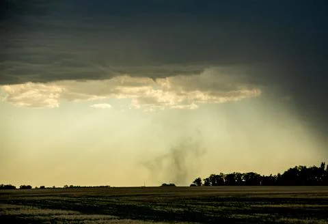 Prairie Storm Clouds Stock Photos
