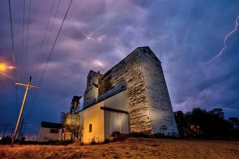 Prairie Storm Clouds Stock Photos