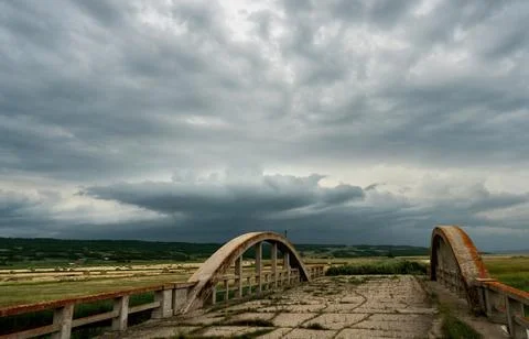 Prairie Storm Clouds Stock Photos