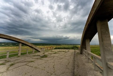 Prairie Storm Clouds Stock Photos
