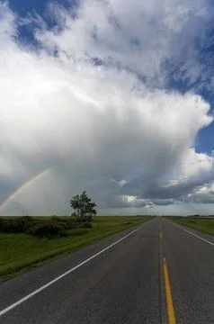 Prairie Storm Clouds Stock Photos