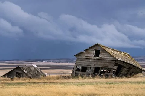 Prairie Storm Clouds Stock Photos