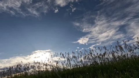 Prairie Sunset Time Lapse Stock Footage 249960309