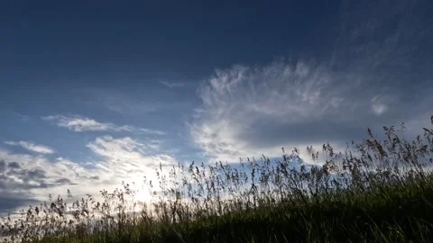 Prairie Sunset Time Lapse Video stock 249960314