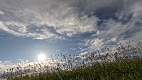 Prairie Sunset Time Lapse Video stock 249960324