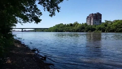 Prairies river Stock Footage 134708903
