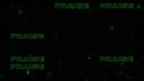 PRAISE TEXT repeater (4K) 库存影片 150269210