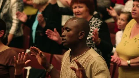 Praises black man Stock-Footage 11270732