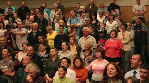 Praises people Stock Footage 11270627