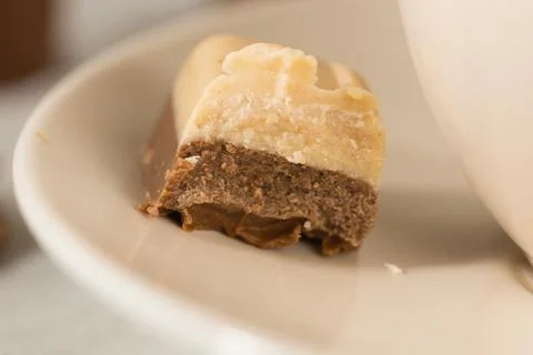 Praline and coffee Stock Photos