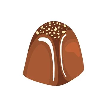 Praline chocolate icon 스톡 일러스트