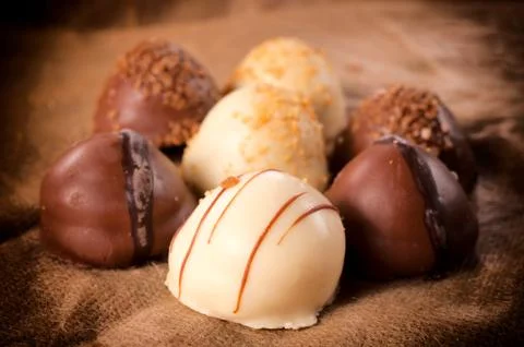 Praline time Stock Photos