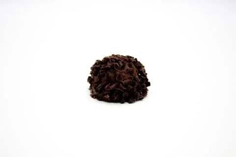 Praline on white background Stock Photos