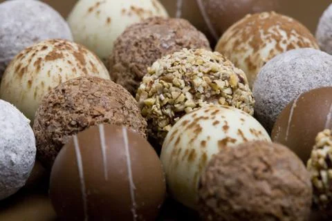 Pralines 스톡 사진