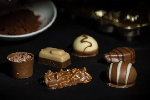 Pralines Stock Photos