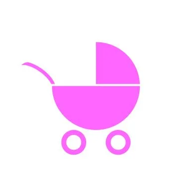 Pram icon Stock Illustration