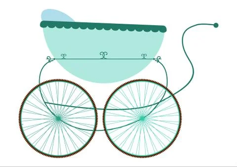 Pram Stock Illustration